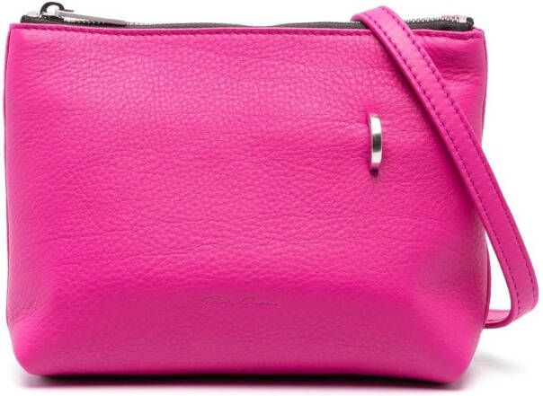 Rick Owens Adri leren crossbodytas Roze