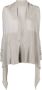 Rick Owens Asymmetrische vest Grijs - Thumbnail 1