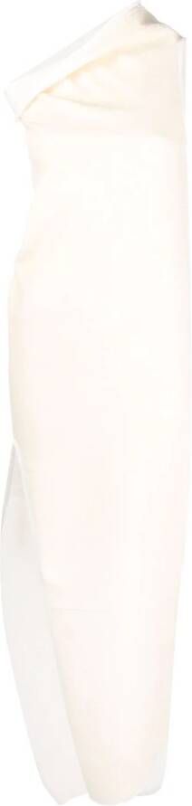 Rick Owens Asymmetrische jurk Beige