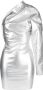 Rick Owens Asymmetrische mini-jurk Zilver - Thumbnail 1