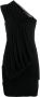 Rick Owens Asymmetrische mini-jurk Zwart - Thumbnail 1