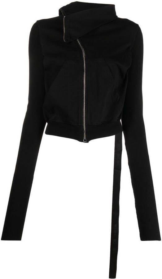 Rick Owens DRKSHDW Asymmetrische sweater Zwart