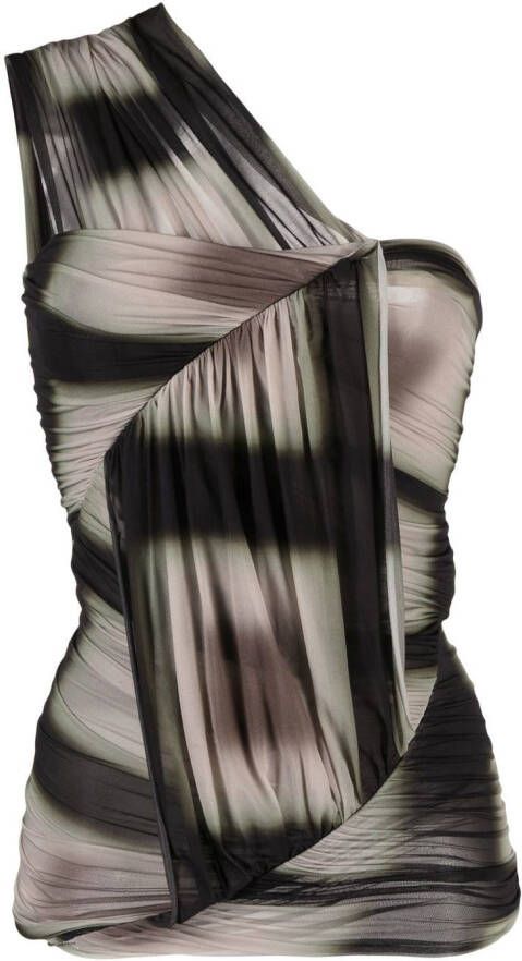 Rick Owens Asymmetrische top Zwart