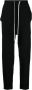 Rick Owens Broek met trekkoordtaille Zwart - Thumbnail 1