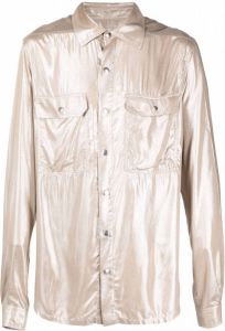 Rick Owens Button-up blouse Zilver