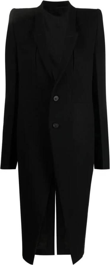 Rick Owens Mantel met knopen Zwart