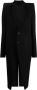 Rick Owens Mantel met knopen Zwart - Thumbnail 1