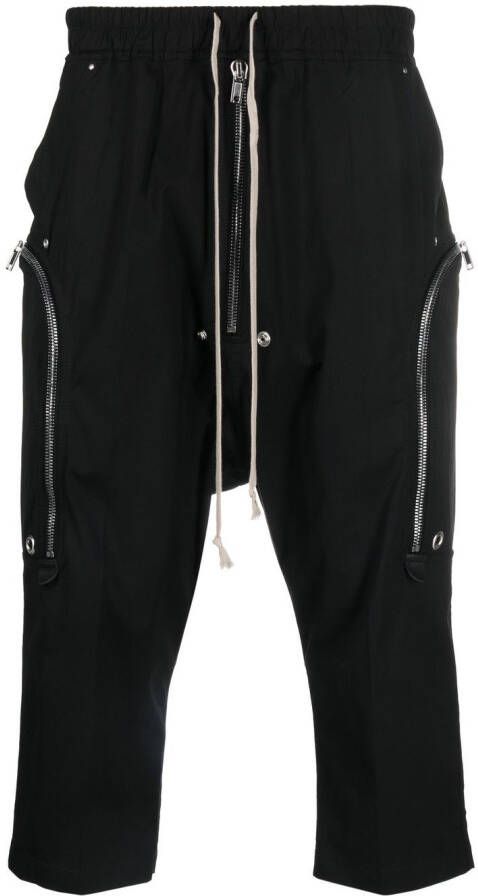 Rick Owens Broek met trekkoordtaille Zwart