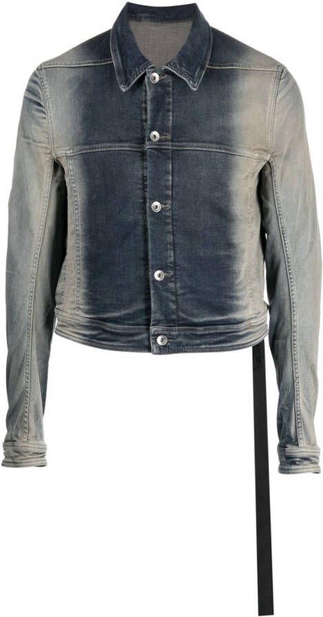Rick Owens DRKSHDW Cropped jack Blauw
