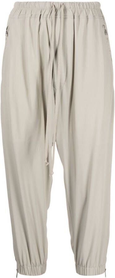 Rick Owens Cropped trainingsbroek Groen