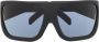 Rick Owens Davis zonnebril met oversized montuur Zwart - Thumbnail 1