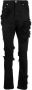 Rick Owens DRKSHDW Gerafelde skinny jeans Zwart - Thumbnail 1
