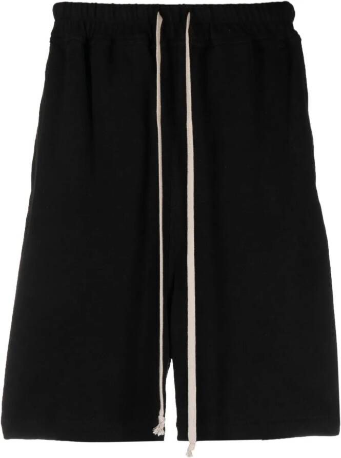 Rick Owens Trainingsshorts met trekkoord Zwart