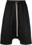 Rick Owens Shorts met trekkoord Zwart - Thumbnail 1