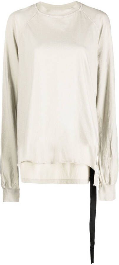 Rick Owens DRKSHDW Asymmetrische blouse Beige
