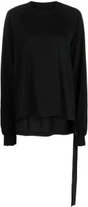 Rick Owens DRKSHDW Asymmetrische blouse Zwart
