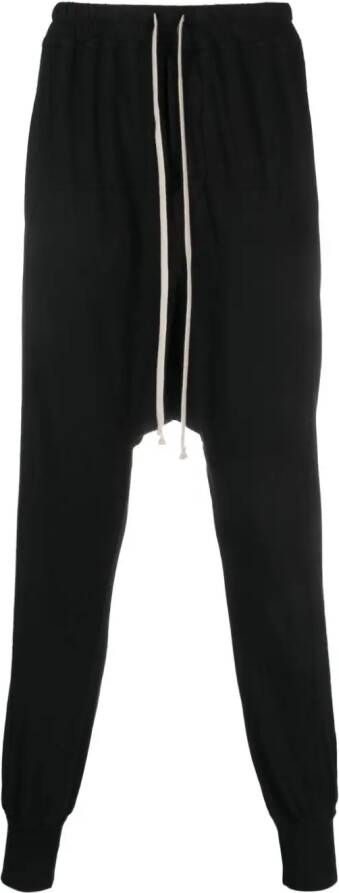 Rick Owens DRKSHDW Broek met verlaagd kruis Zwart