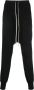 Rick Owens DRKSHDW Broek met verlaagd kruis Zwart - Thumbnail 1