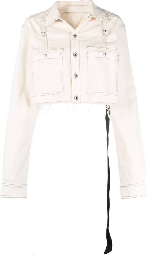 Rick Owens DRKSHDW Button-up jack Beige