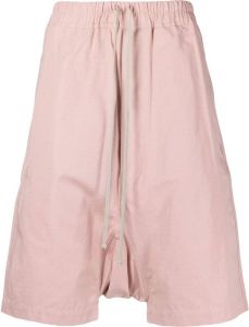 Rick Owens DRKSHDW Katoenen shorts Roze