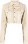 Rick Owens Cropped shirtjack Beige - Thumbnail 1