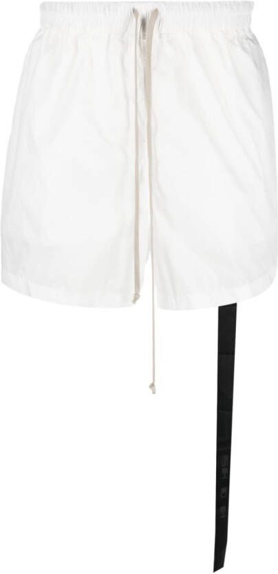 Rick Owens DRKSHDW Zwembroek met trekkoordtaille Wit