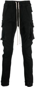 Rick Owens DRKSHDW drawstring skinny cargo trousers Zwart