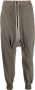 Rick Owens DRKSHDW Trainingsbroek met verlaagd kruis Bruin - Thumbnail 1