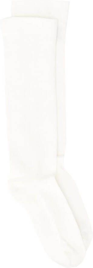 Rick Owens DRKSHDW Enkelsokken met borduurwerk Wit