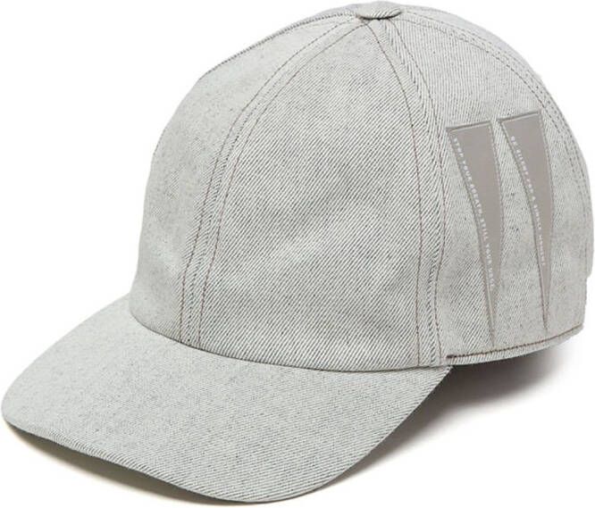 Rick Owens DRKSHDW Honkbalpet met logopatch Beige