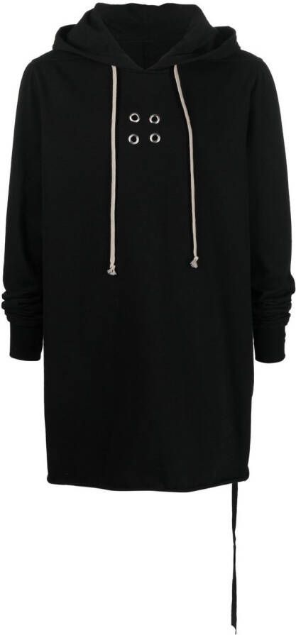 Rick Owens DRKSHDW Katoenen hoodie Zwart