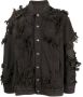 Rick Owens DRKSHDW Gelaagde jack Bruin - Thumbnail 1