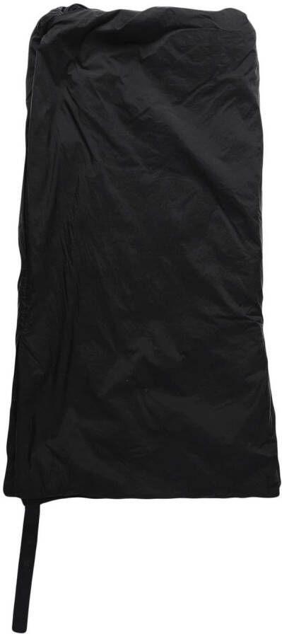 Rick Owens DRKSHDW Mini-jurk met gesmokt detail Zwart
