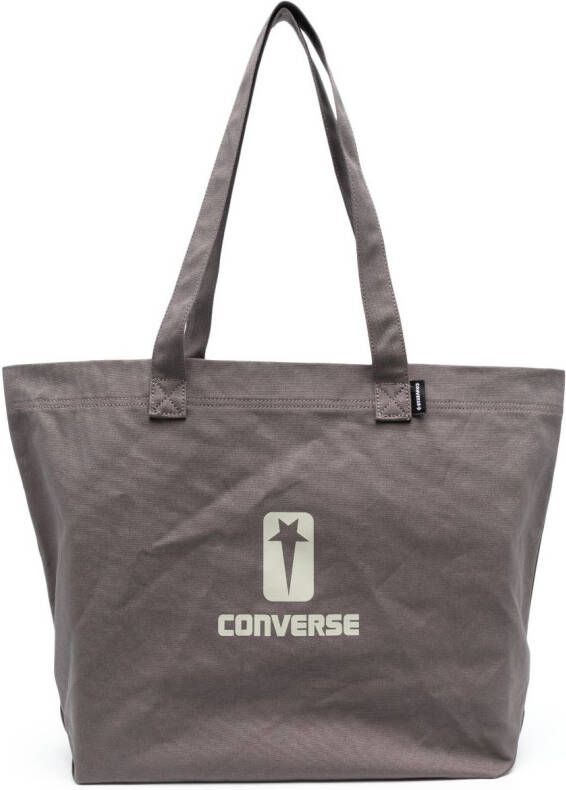 Converse Shopper met logoprint Beige