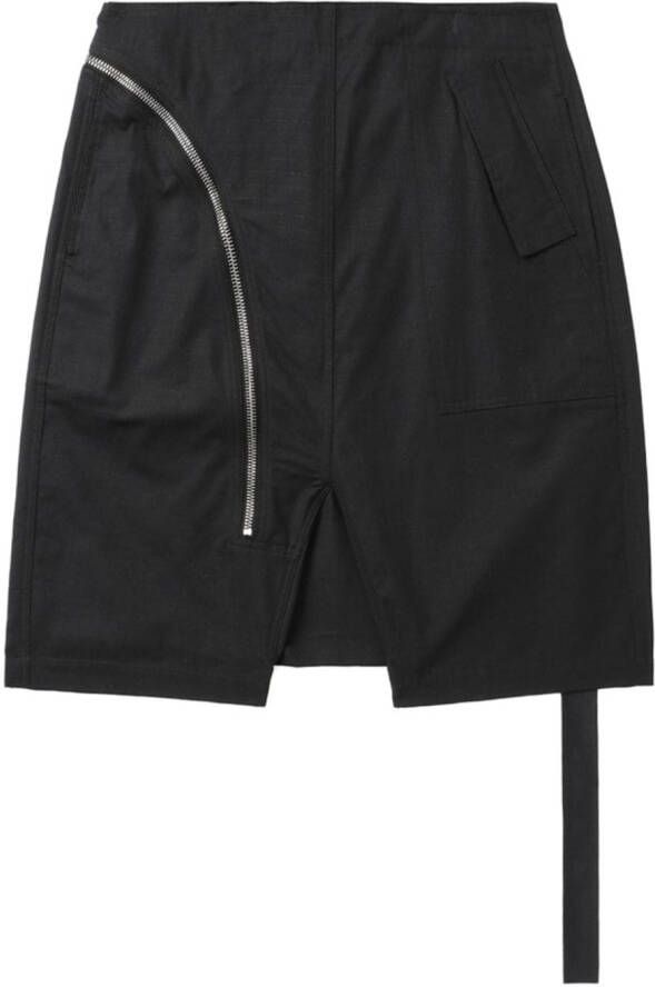 Rick Owens DRKSHDW Shorts met bandjes Zwart