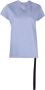 Rick Owens DRKSHDW T-shirt met bandje Paars - Thumbnail 1