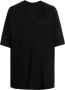 Rick Owens DRKSHDW T-shirt met patchwork Zwart - Thumbnail 1