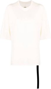 Rick Owens DRKSHDW T-shirt met verlaagde schouders Beige
