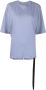 Rick Owens DRKSHDW T-shirt met verlaagde schouders Blauw - Thumbnail 1