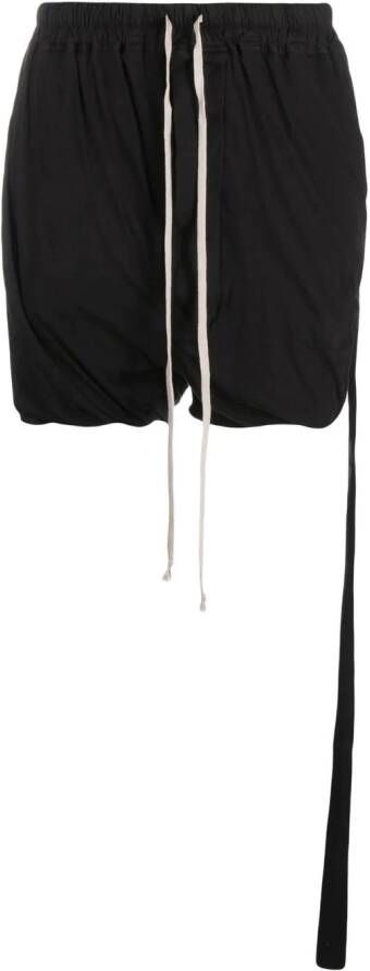 Rick Owens DRKSHDW Trainingsshorts met trekkoord Zwart