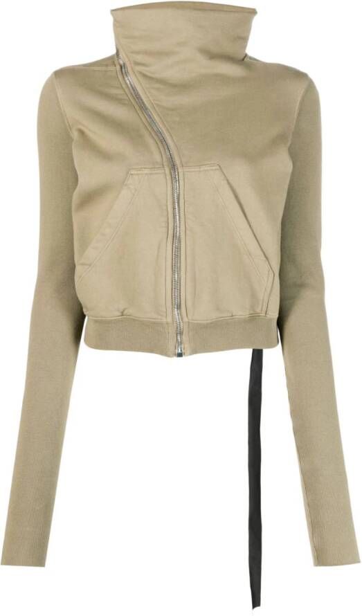 Rick Owens DRKSHDW Vest met rits Groen