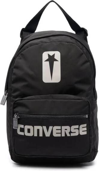 Rick Owens DRKSHDW x Converse rugzak met logoprint Zwart