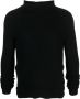 Rick Owens Gebreide coltrui Zwart - Thumbnail 1