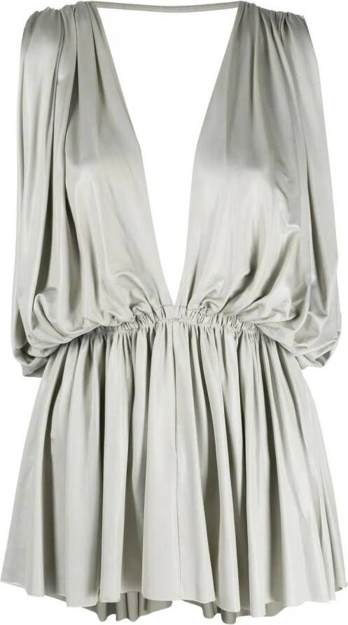 Rick Owens Gedrapeerde top Beige