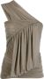 Rick Owens Gedrapeerde top Beige - Thumbnail 1