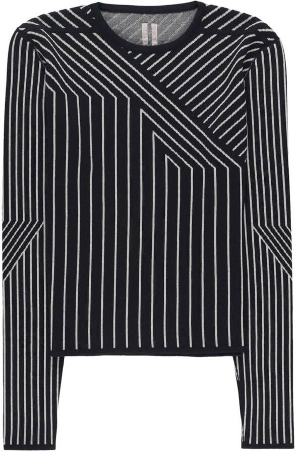 Rick Owens Sweater met geometrisch patroon Zwart