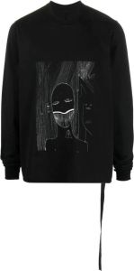 Rick Owens Sweater met grafische print Zwart