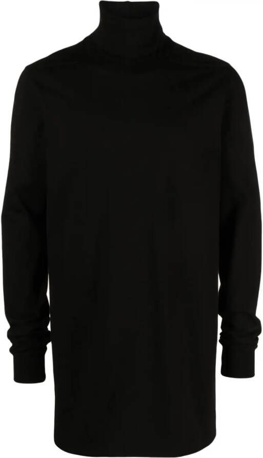Rick Owens Sweater met hoge hals Zwart