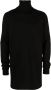 Rick Owens Sweater met hoge hals Zwart - Thumbnail 1