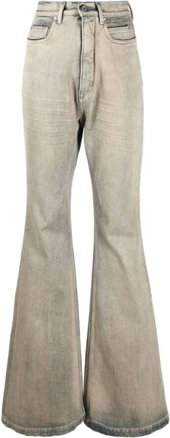 Rick Owens DRKSHDW High waist jeans Blauw
